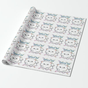 Cheeky Kawaii Stil Kitten Presentpapper