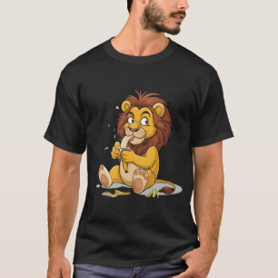 Cheeky Lejon EEG a Banana T Shirt