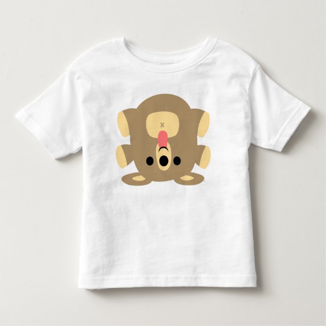 Cheeky Little Tecknad Bear children T-shirt (Framsida)
