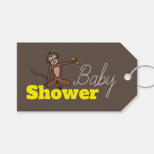 Cheeky Monkey, Baby Shower Presentetikett
