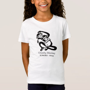 Cheeky monkey - BONOBO- Vilda djur- Afrika T Shirt