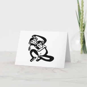 Cheeky monkey - BONOBO - Wildlife- Nature Kort