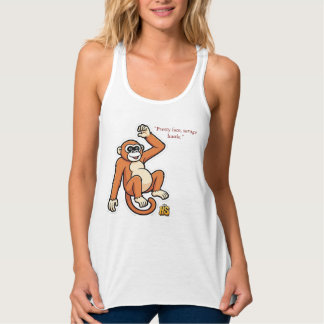 Cheeky Monkey Flowy Tank Top | Honest Sinner Women Linne Med Racerback