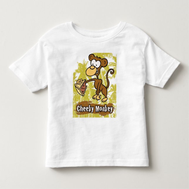 Cheeky Monkey i Jungle T Shirt (Framsida)