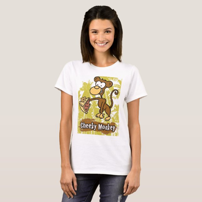 Cheeky Monkey i Jungle Tee (Hel framsida)