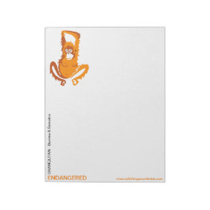 Cheeky monkey - Orangutan - Anteckningsblock