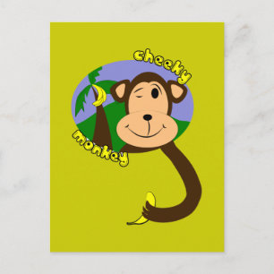 Cheeky Monkey Vykort