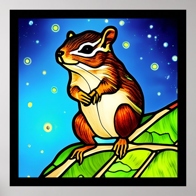 Cheeky, Playful Chipmunk Pal Poster (Framsidan)