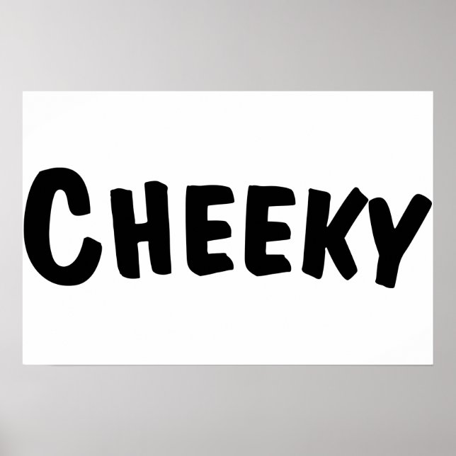 Cheeky Poster (Framsidan)
