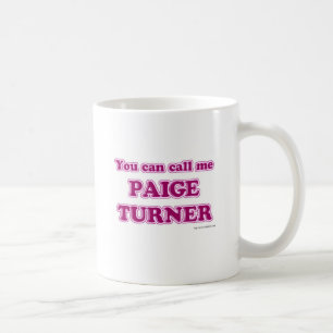Cheeky Ring mig Paige Turner Author Slogan Kaffemugg
