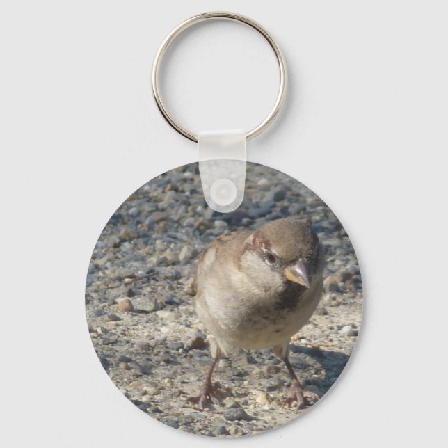 Cheeky Sparrow-nyckelkedja Nyckelring (Framsida)