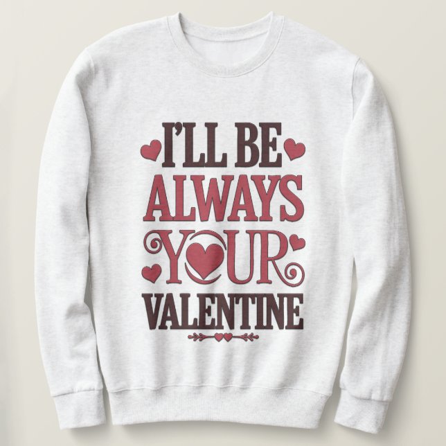 Cheeky Valentine Lång Ärmad Tröja (Design framsida)