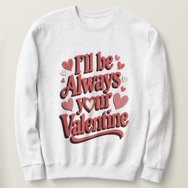 Cheeky Valentine Lång Ärmad Tröja (Design framsida)