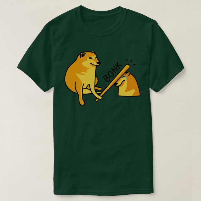 Cheems Bonk Chien T Shirt (Design framsida)