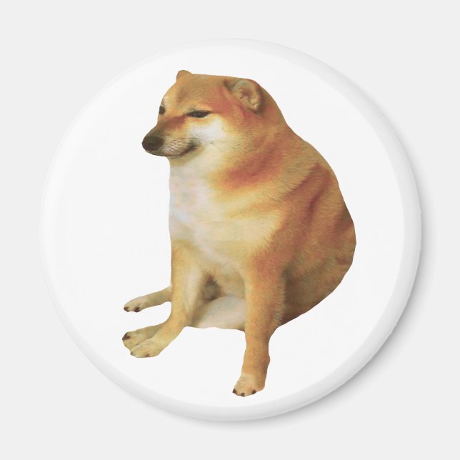 Cheems Meme Magnet (Framsidan)