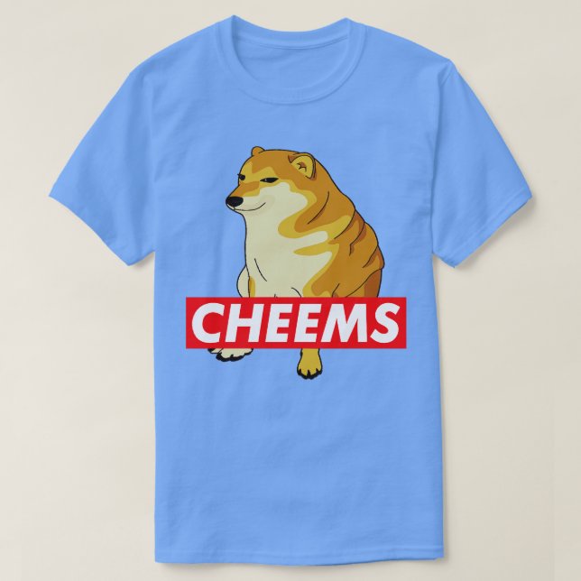 Cheems Red Label T Shirt (Design framsida)