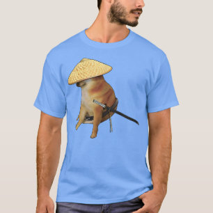 Cheems Samurai Epic Iconic Meme Shiba Inu Doge Bon T Shirt