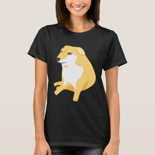 Cheems Shiba Inu Ironic Hund Meme T Shirt
