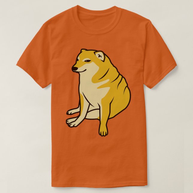 Cheems Shiba T Shirt (Design framsida)