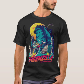 Cheemzilla - The Gomd of Cheemse Blue Kaiju Shib T Shirt