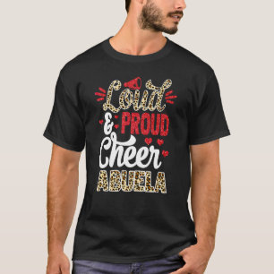 Cheer Abuela Biggest Fläkt Leopard Print and Pom P T Shirt