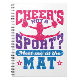 Cheer är inte en sport, underbart CheerLeaderledar Anteckningsbok