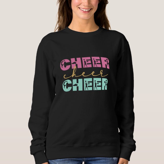 Cheer Cheer Cheer-ledare Girl Tonåring Squad Chee T Shirt (Framsida)