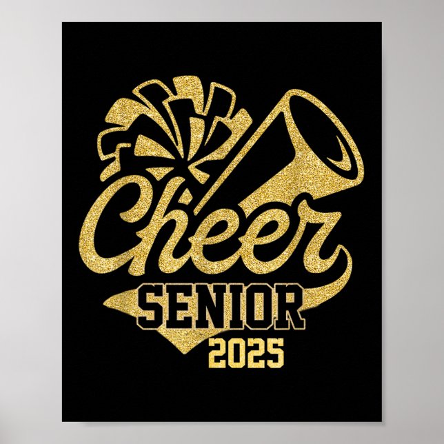 Cheer Cheer Studenten Gifts Cheer Senior Cl Poster (Framsidan)