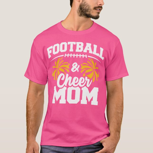 Cheer Cheerle Cheerle i Mamma T Shirt (Framsida)