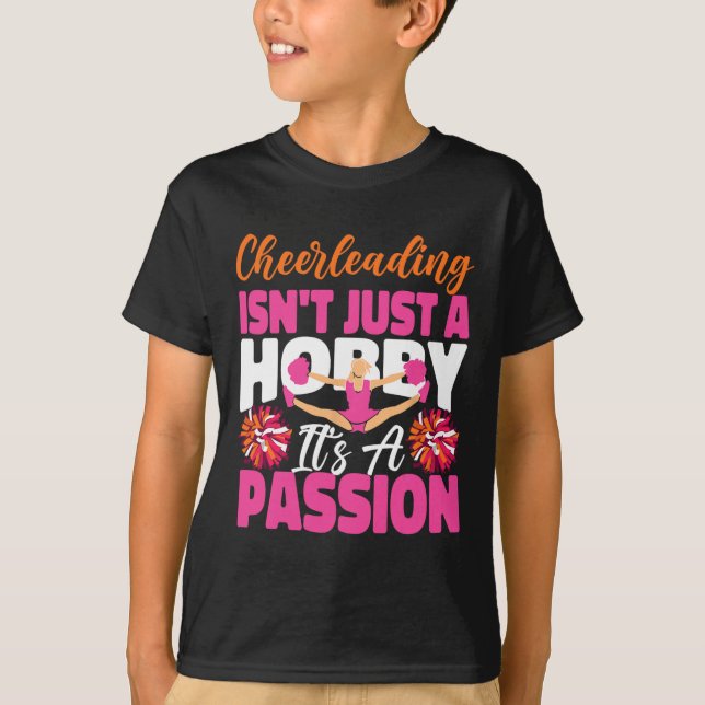 Cheer Cheerleading Cheerleading är inte bara en ho T Shirt (Framsida)