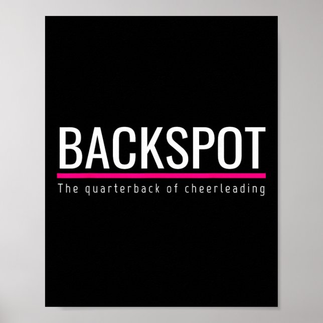 Cheer Ckspot Kvarten för Cheerleading  Poster (Framsidan)