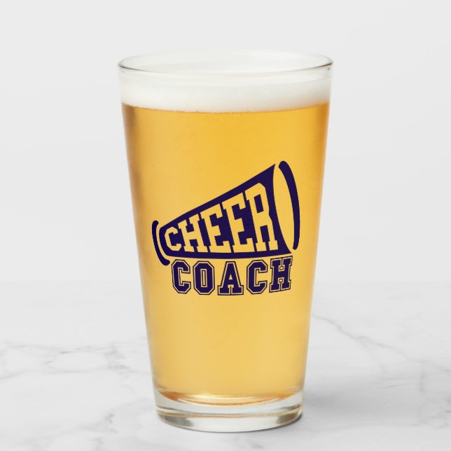 Cheer Coach Beer Glaskopp (Framsida fylld)