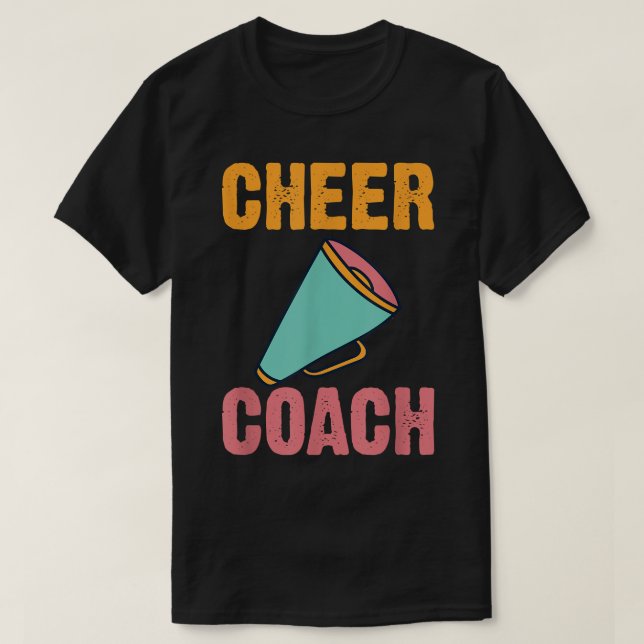 Cheer Coach Cheerlead T Shirt (Design framsida)