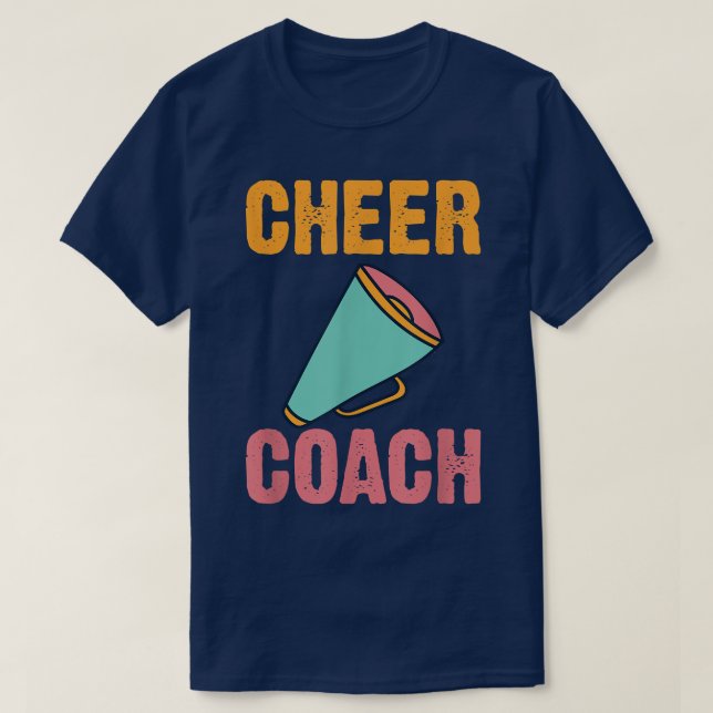 Cheer Coach Cheerlead T Shirt (Design framsida)