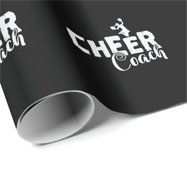 Cheer Coach Cheerleader Sport turnen anfeuern Presentpapper (Rullad Hörn)