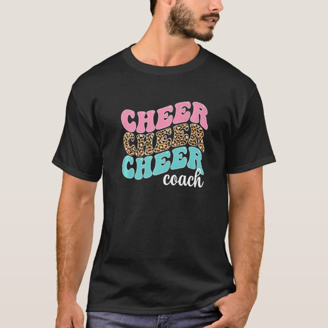 Cheer Coach Cheerleading Coach Cheerleader Coach   T Shirt (Framsida)