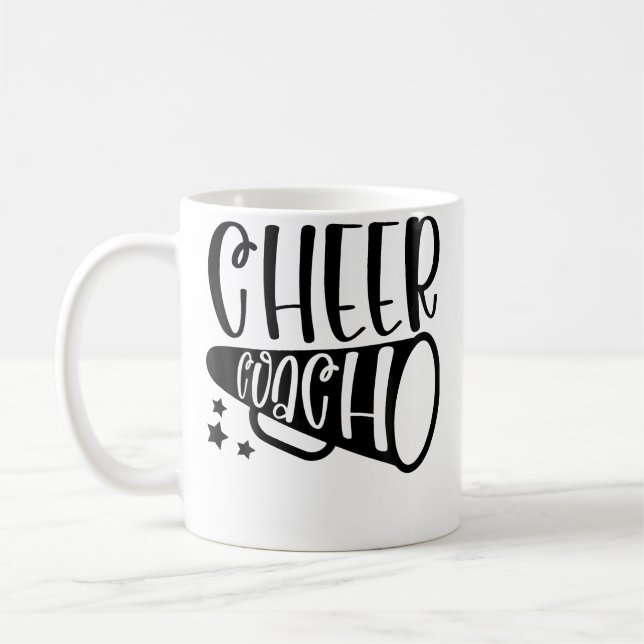 Cheer Coach Cheerleading Tränare Kaffemugg (Vänster)