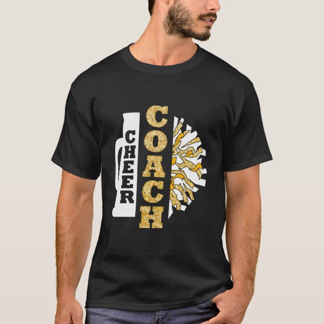 Cheer Coach Cheerledare Coach Cheerlead Coach T Shirt (Framsida)