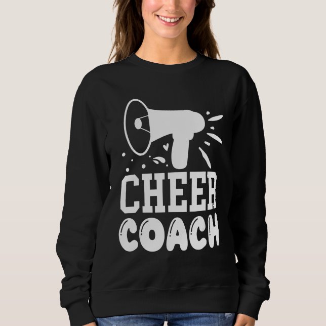 Cheer Coach Cheerledare T Shirt (Framsida)