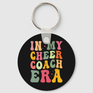 Cheer Coach Citat - I Min Cheer Coach Era - Groovy Nyckelring