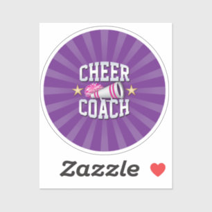 "Cheer Coach" Klistermärken
