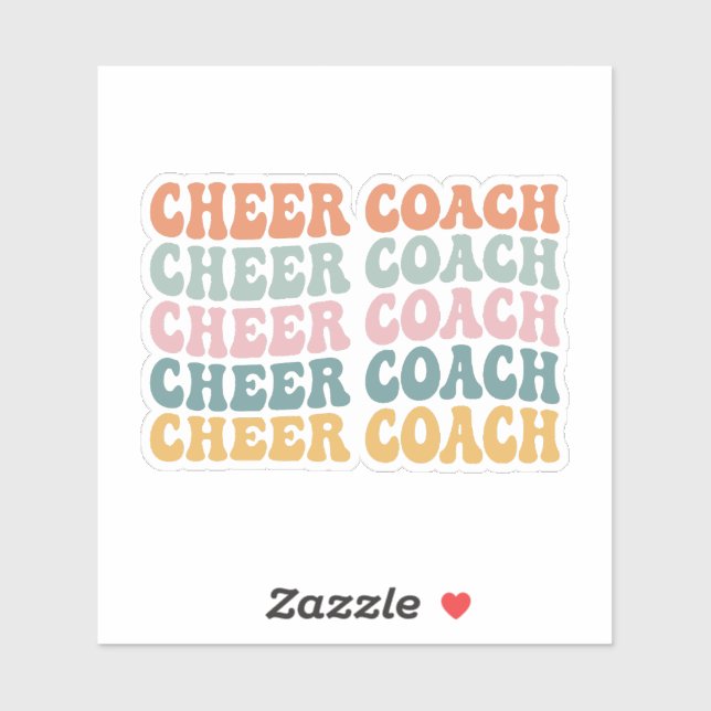 Cheer Coach Klistermärken (Ark)