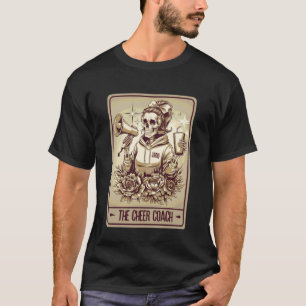 Cheer Coach Tarotkort Skelett Cheerleading Coach T Shirt