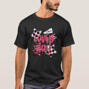 Cheer Comp Day Cheerleading Tävling Dag Cheerl T Shirt