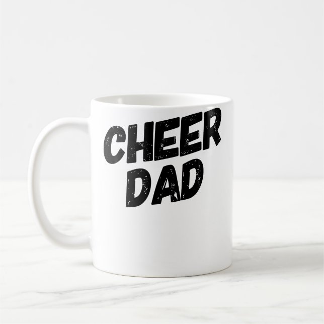 Cheer Dad Cheerleading Kaffemugg (Vänster)