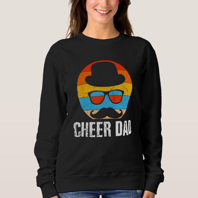 Cheer Dad Fathers Day Cheerleading Parents Cheerle T Shirt (Framsida)
