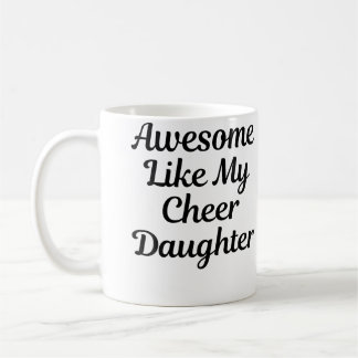 Cheer Dad Mom Cheerleading Kaffemugg