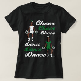 Cheer/ Dance T-Shirt (Grönt White)