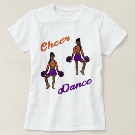 Cheer/Dance T-Shirt Lila Orange )