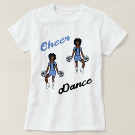Cheer/Dance T-Shirt (Periwinkle Black)